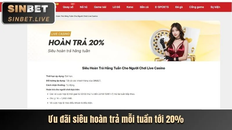 Hoàn trả và VIP j7bet win